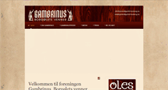 Desktop Screenshot of gambrinusborg.no