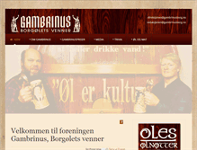 Tablet Screenshot of gambrinusborg.no